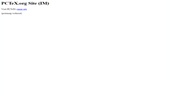 Desktop Screenshot of pctex.org